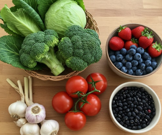 영약학으로 본 여성암 예방 음식 사진