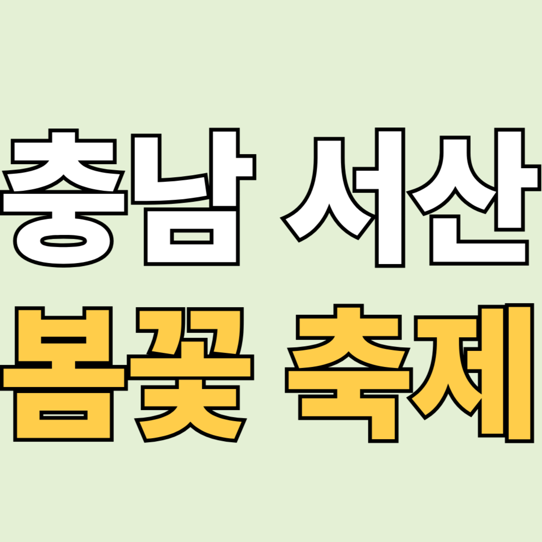 봄꽃 여행 성지