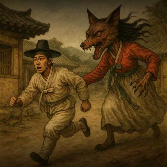 여우 누이 이야기, 여동생의 정체는 여우였다