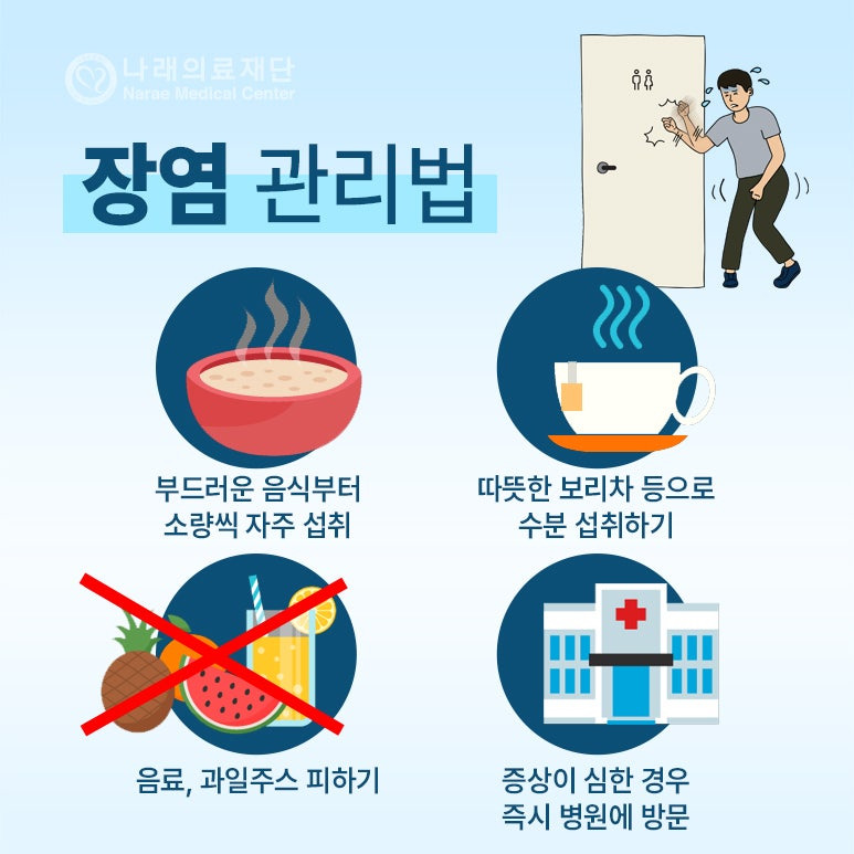 장염 관리법