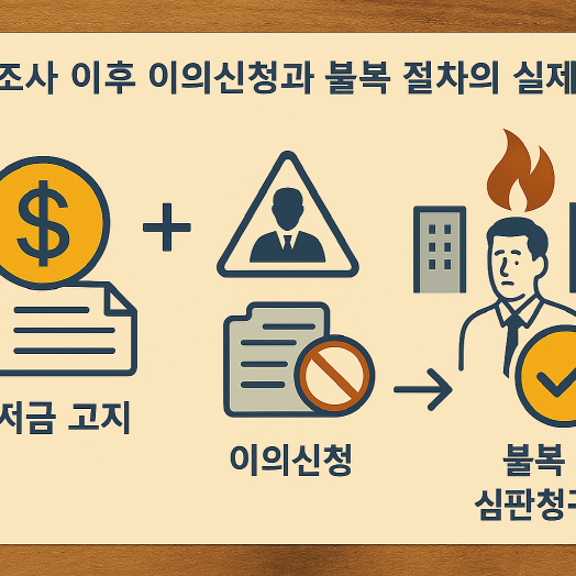 1인 사업자가 세무조사 이후 이의 신청 · 불복 절차의 실제 기준