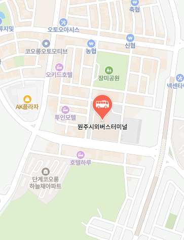 원주시외버스터미널 위치