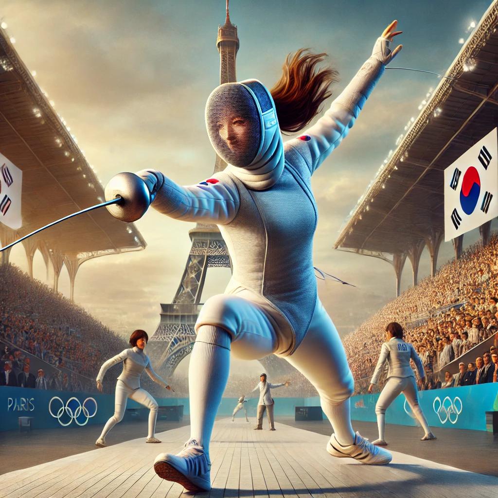 파리올림픽 펜싱 윤지수