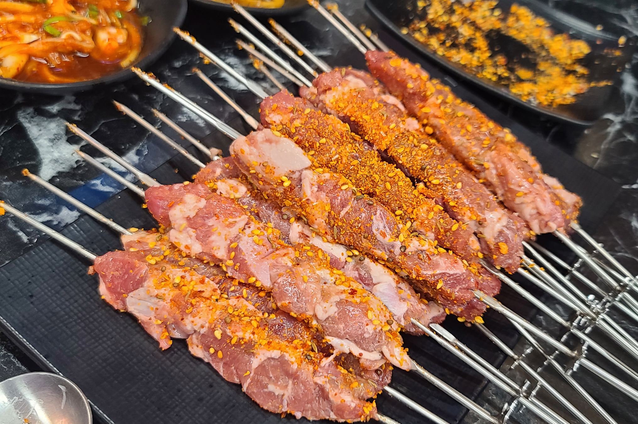 성남맛집 양꼬치맛집 상대원맛집 양꼬치 마라탕 양부장 양고기 육즙가득 마블링 오리지널양꼬치 숙성양꼬치