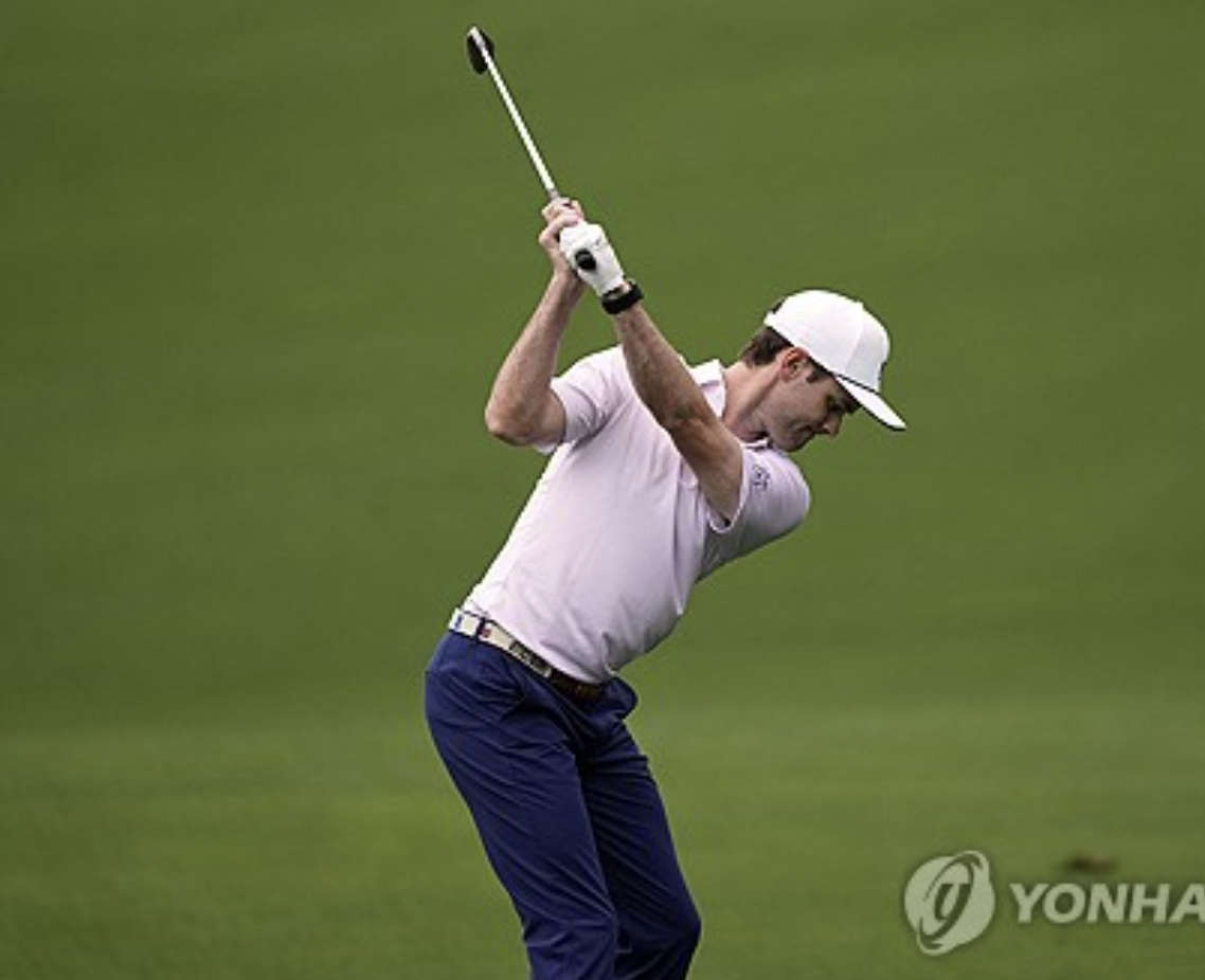 2025 마스터스에 출전한 에반 벡(사진출처.연합뉴스)