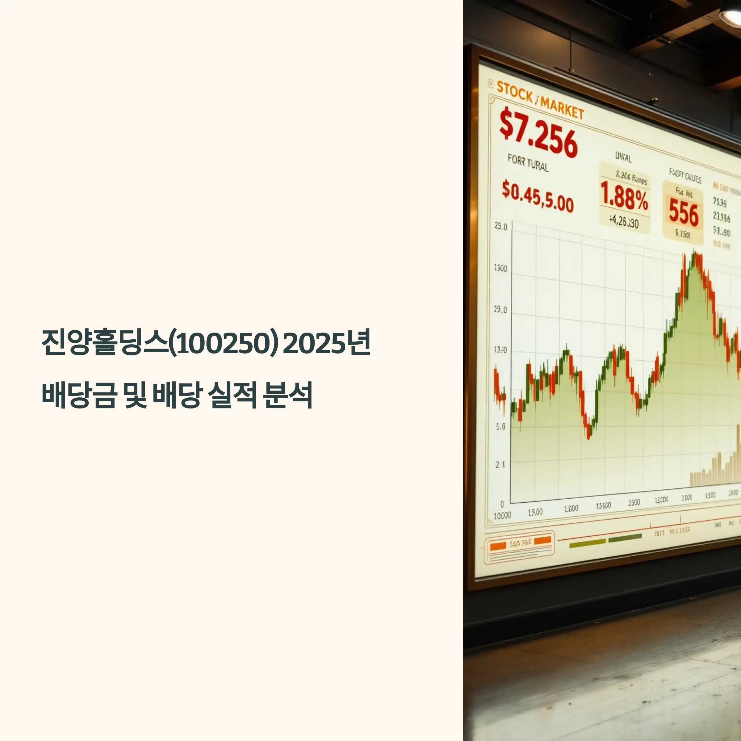 진양홀딩스(100250) 2025년 배당일