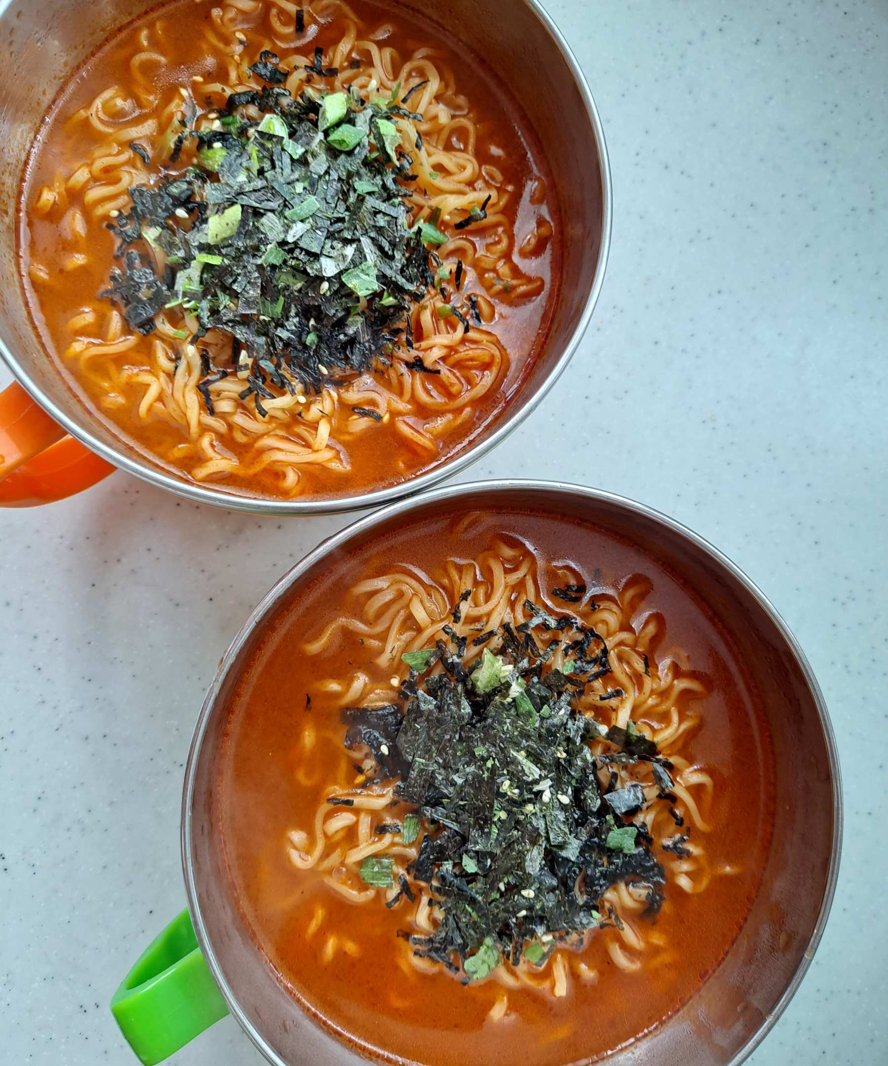 라면왕김통깨 맛있게 끓임