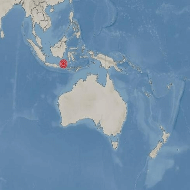 인도네시아 지진 위치