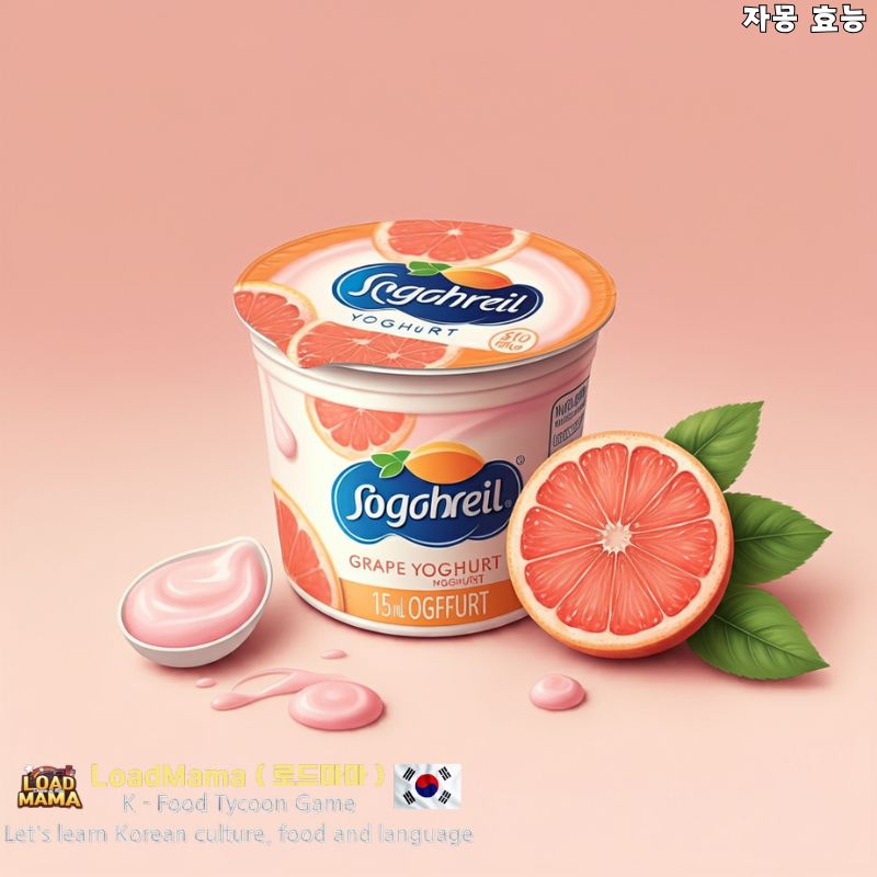 자몽 요거트 제품