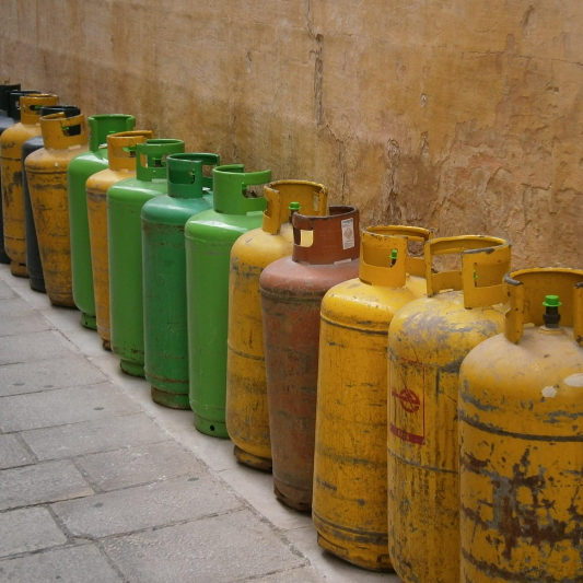 가스 병, 가스 컨테이너 이미지