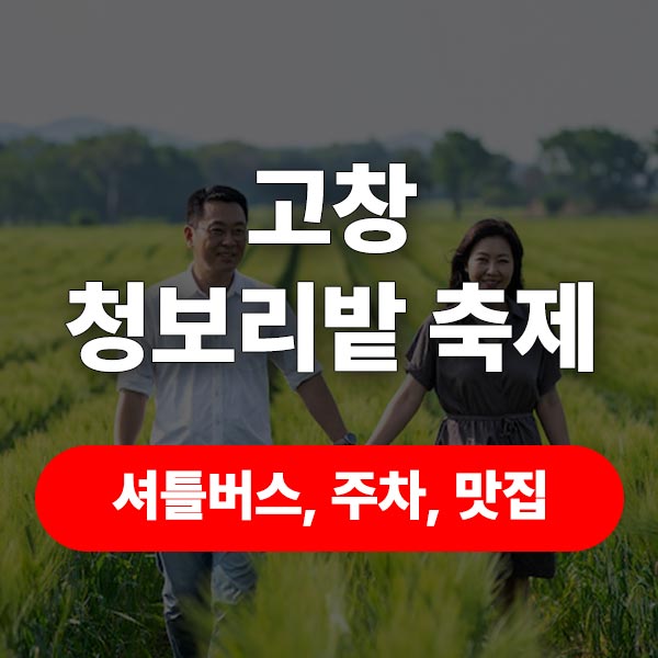 고창 청보리밭 축제 2025