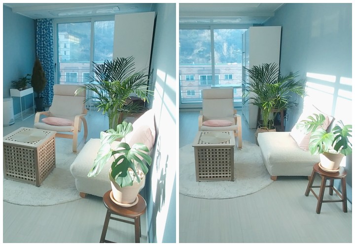 이케아 포엥 흔들의자 인테리어