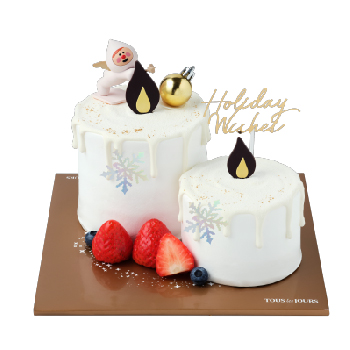 홀리데이 위시 캔들 케이크