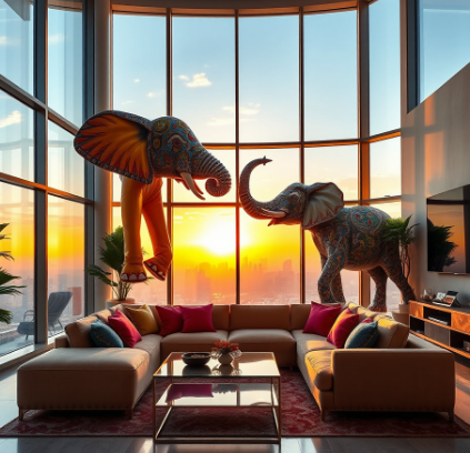 펜트하우스 코끼리 영화그림