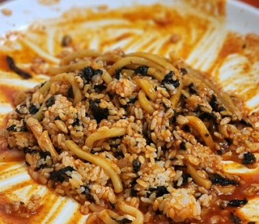 닭우동-비빔밥