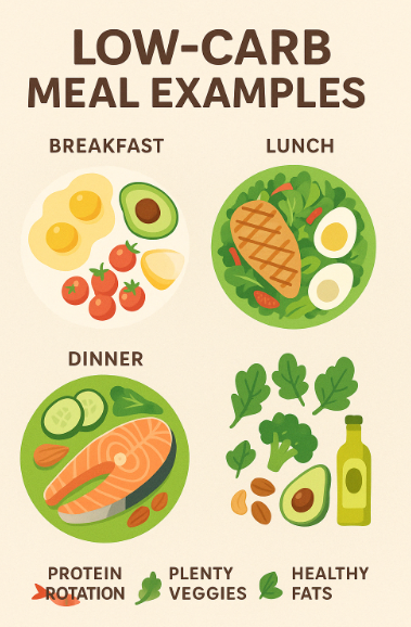 저탄수화물 식단 하루 예시와 조합 팁