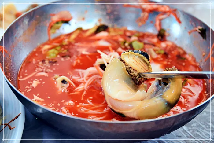 제부도, 전곡항 맛집 참소라숙회, 참소라 무침