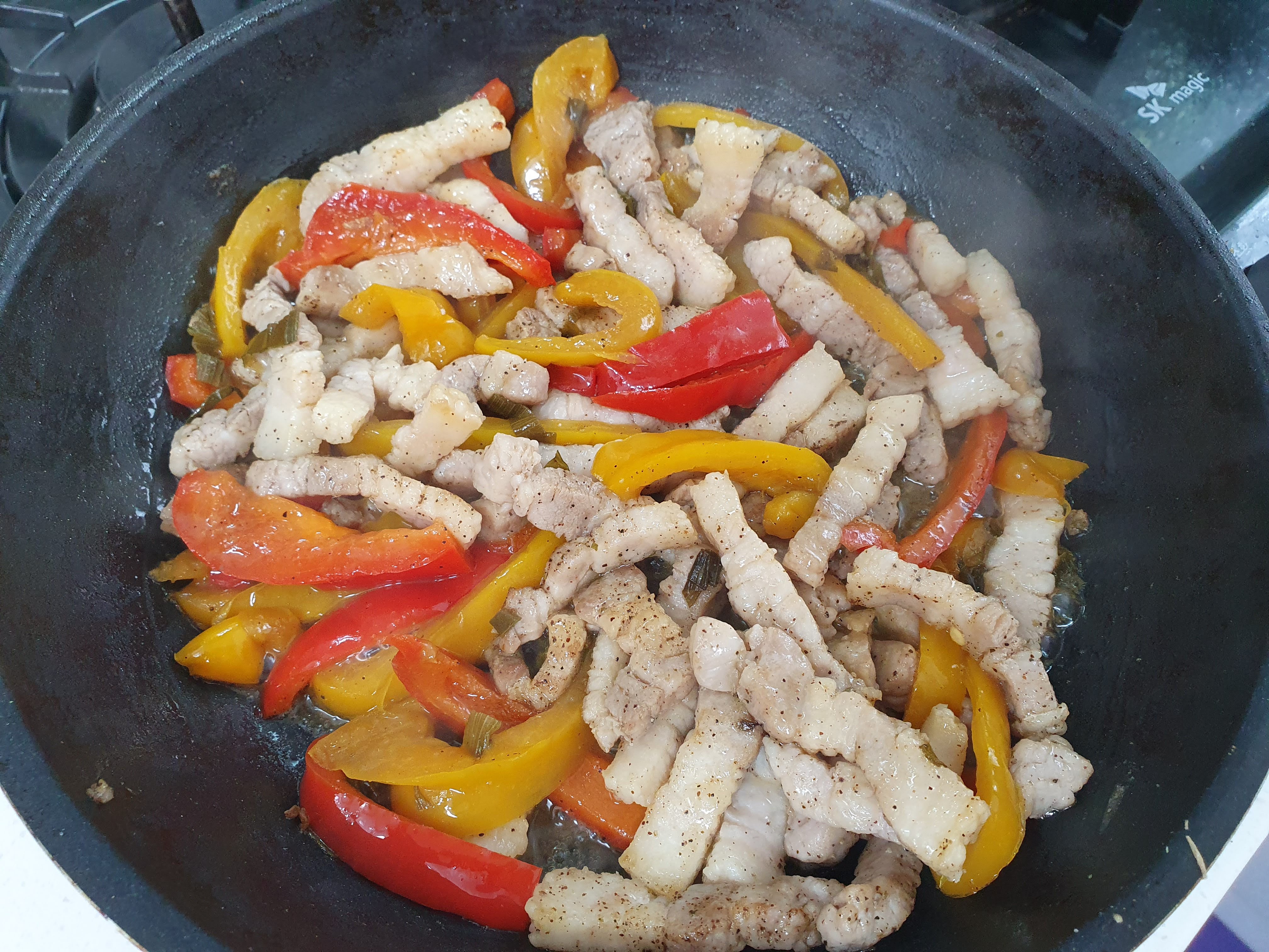 삼겹살파프리카볶음