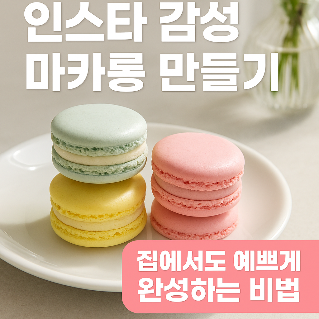 인스타 감성 마카롱 만들