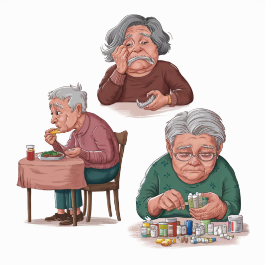 입맛이 쓴 어르신들을 위한 솔루션: 입 마름과 식욕 부진 극복하기