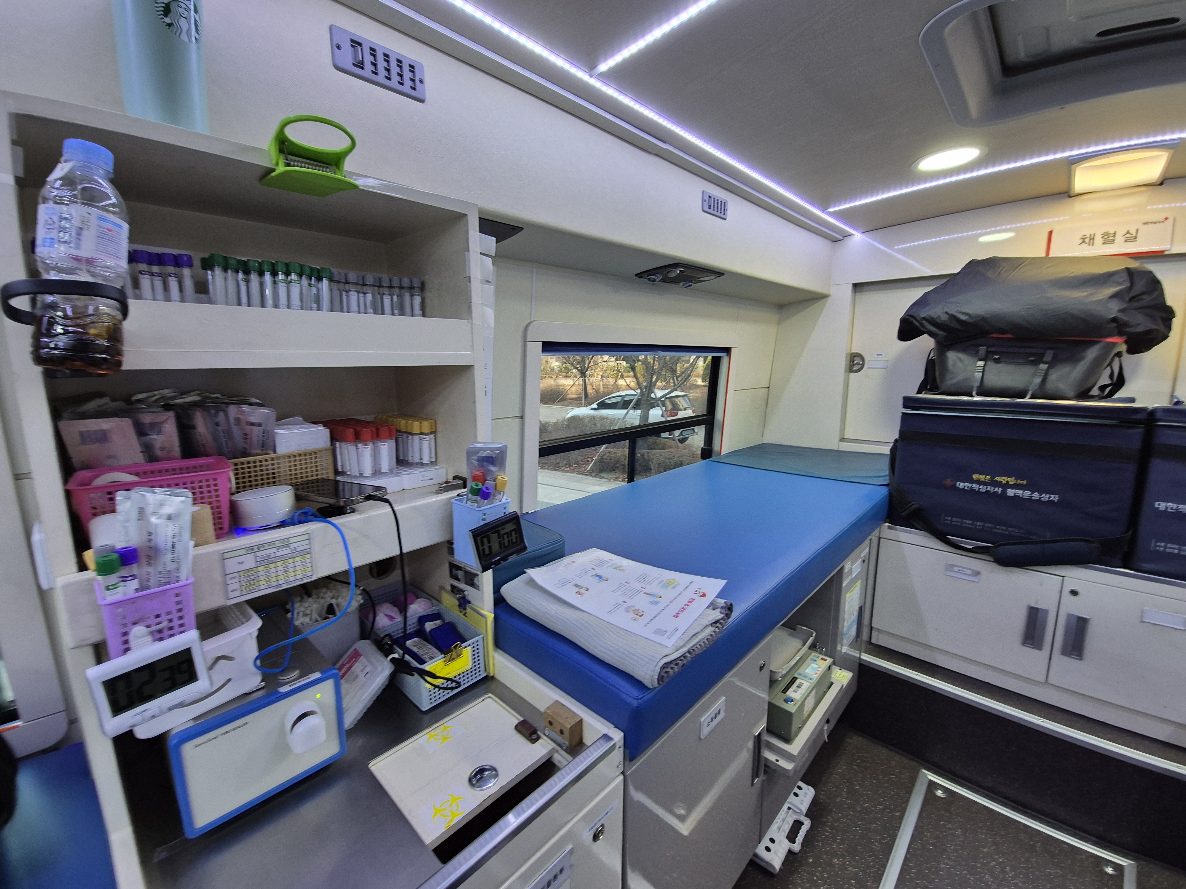 헌혈 버스로 헌혈의 집 찾지 않고 헌혈하기