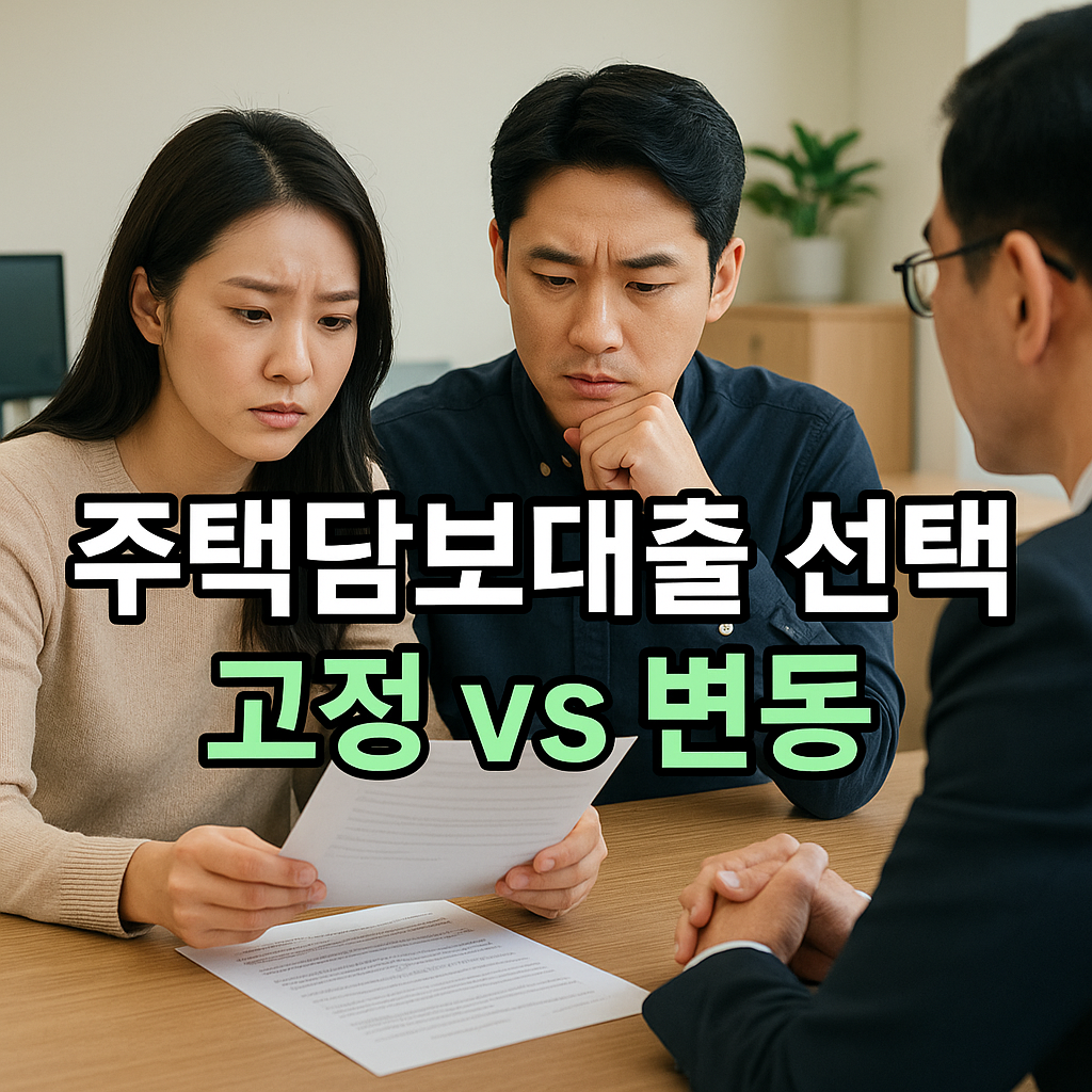 은행 창구에서의 대출 상담