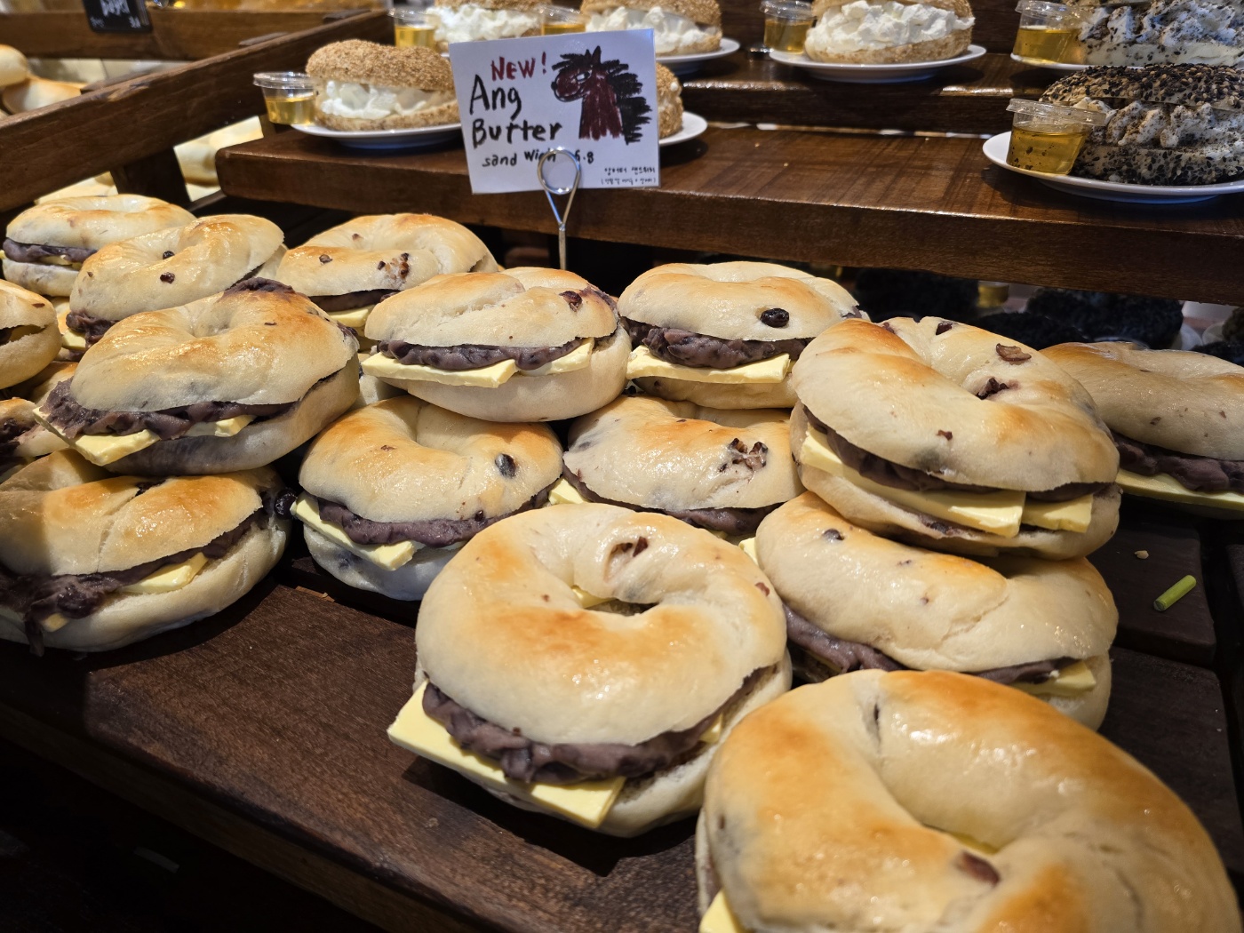 런던베이들의 다양한 빵들