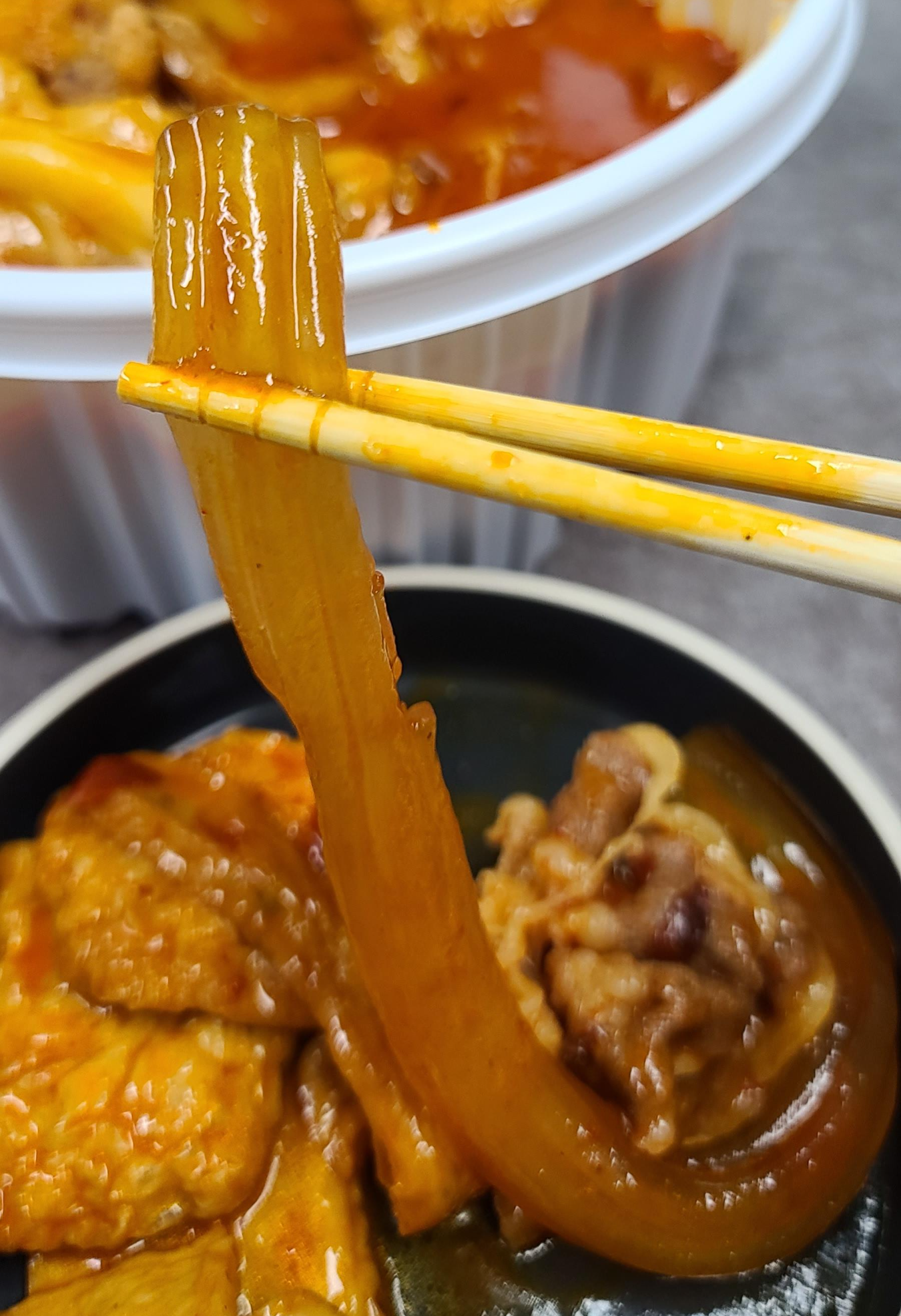 엽기떡볶이 마라떡볶이 엽떡신메뉴 배달음식 내돈내산 한접시가득 분모자