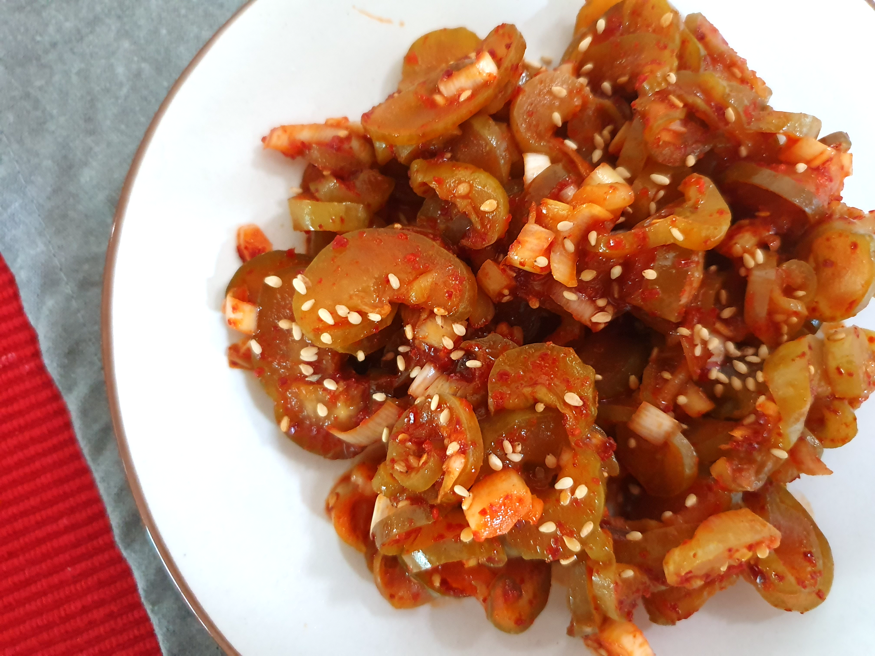 오이지무침 맛있게 무치는법