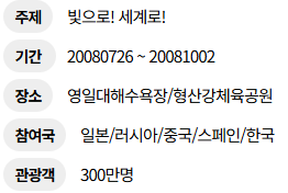 2025 포항국제불빛축제 관람 꿀팁