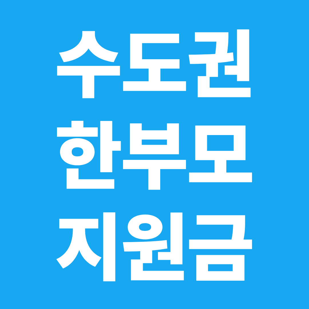 2026 수도권 중부권 한부모 지원금 파주 인천 수원 세종 청주