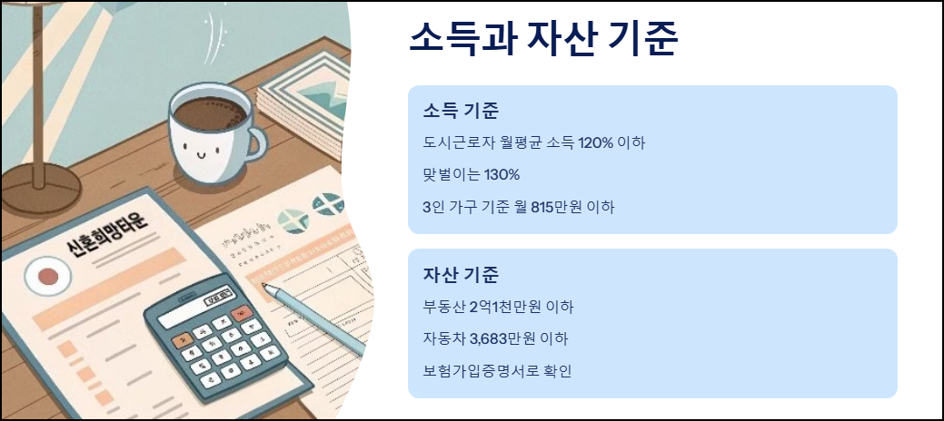 소득과 자산 기준