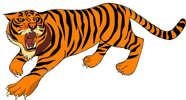 호랑이가 죽는 꿈 사진