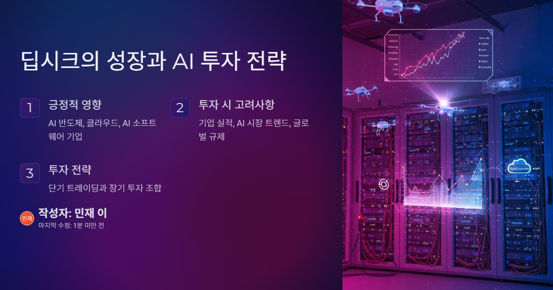 딥시크의 성장과 ai투자