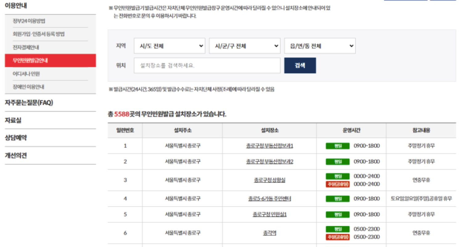 가족관계증명서 인터넷발급