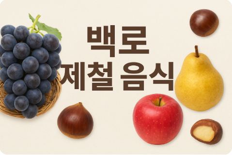 백로 제철 음식 의미