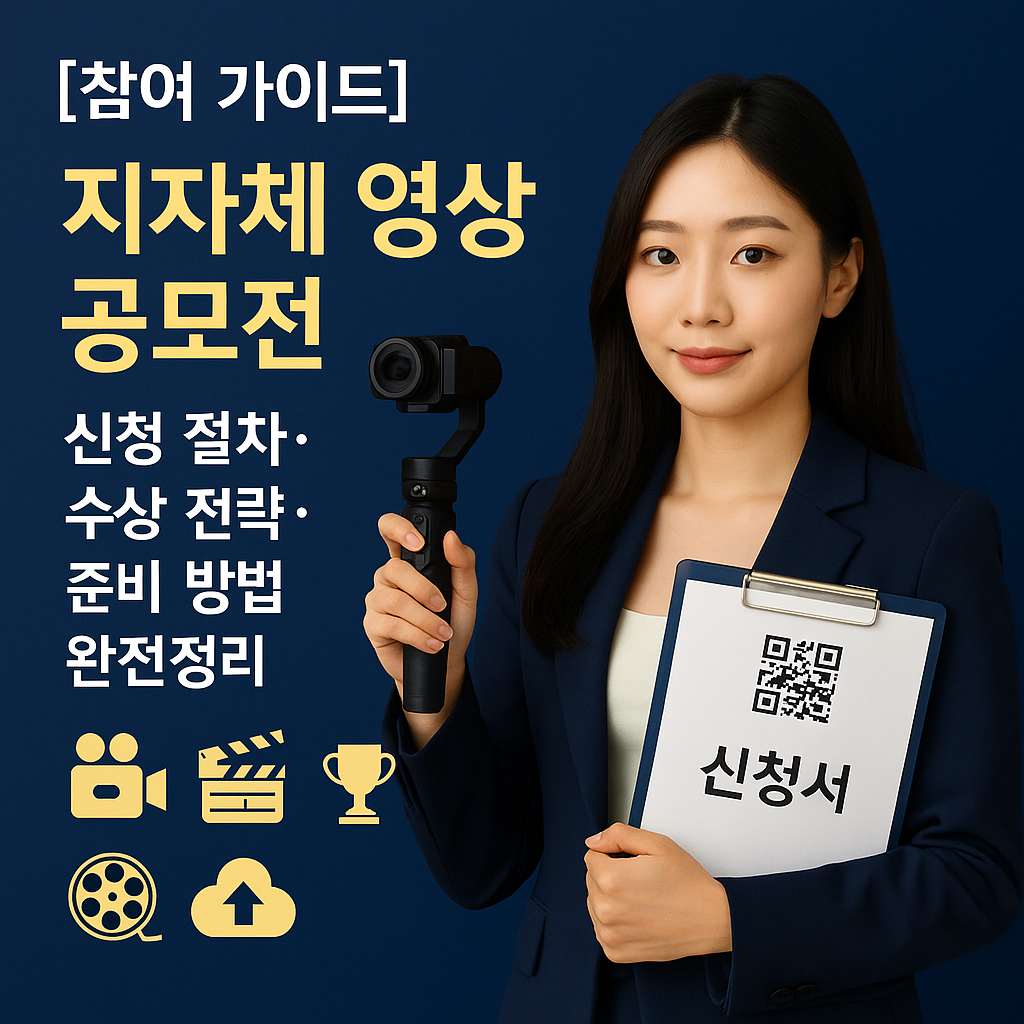 [참여 가이드] 지자체 영상 공모전 ｜ 신청 절차&middot;수상 전략&middot;준비 방법 완전정리