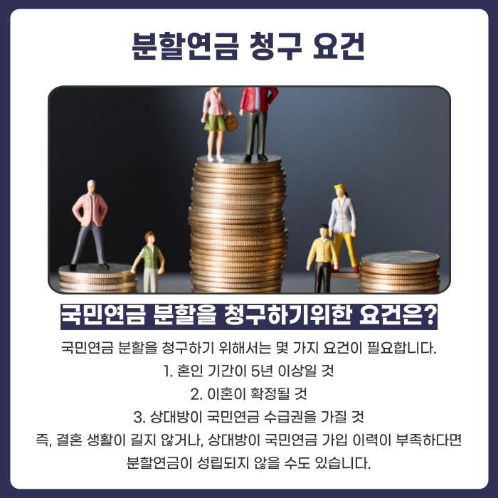 국민연금 분할청구 요건