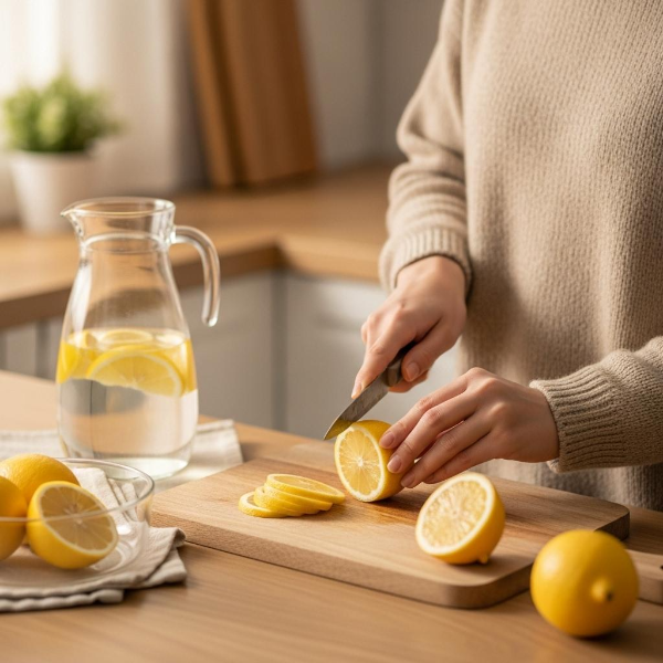 레몬물 효능 겨울철 면역력 강화 섭취법