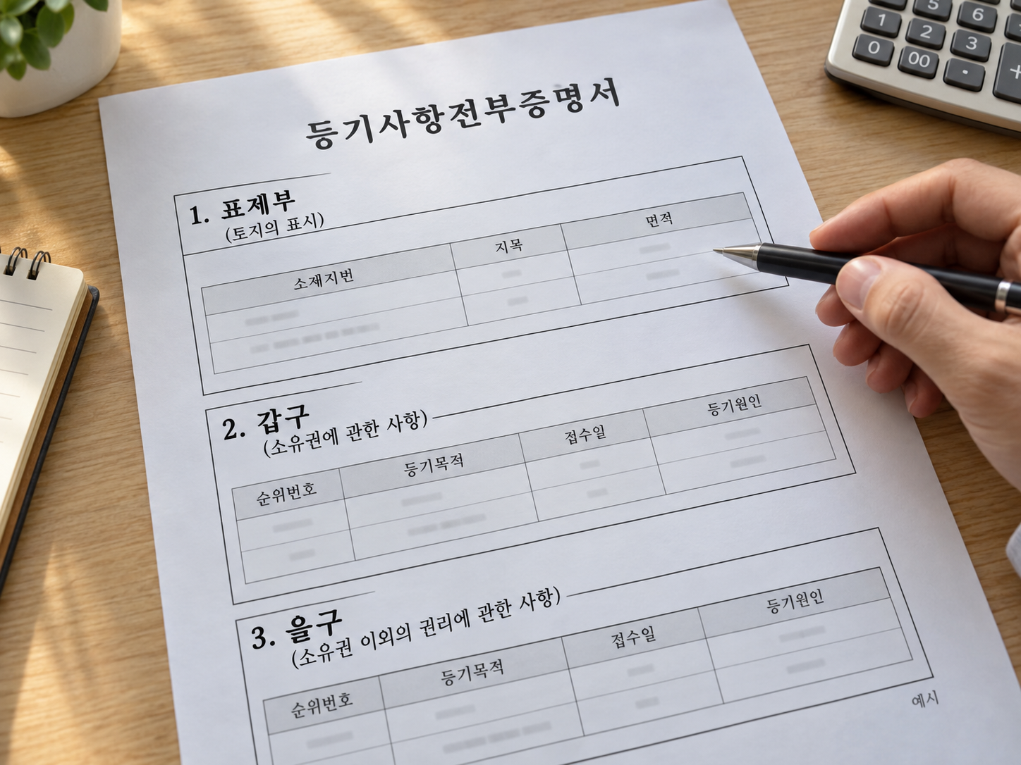 토지 등기부등본 보는 법