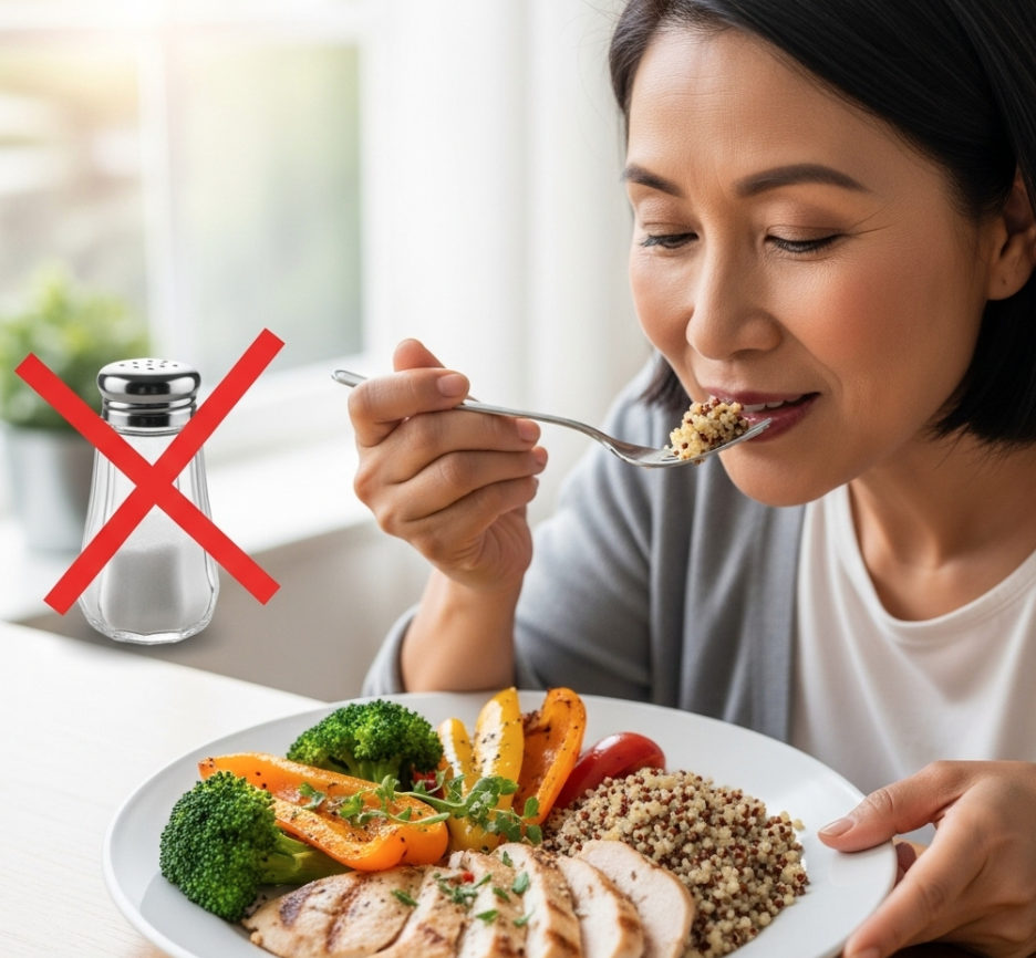 고혈압 환자를 위한 저염식 식단 관련 사진