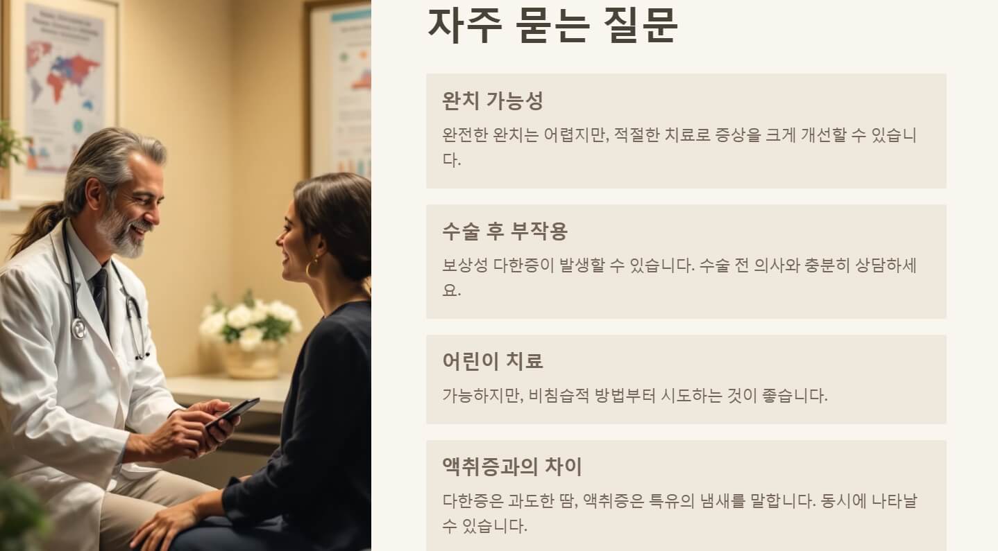 다한증 치료 원인