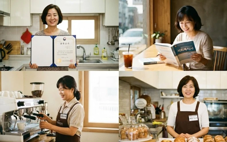 40대 주부 알짜 자격증 추천 BEST 5