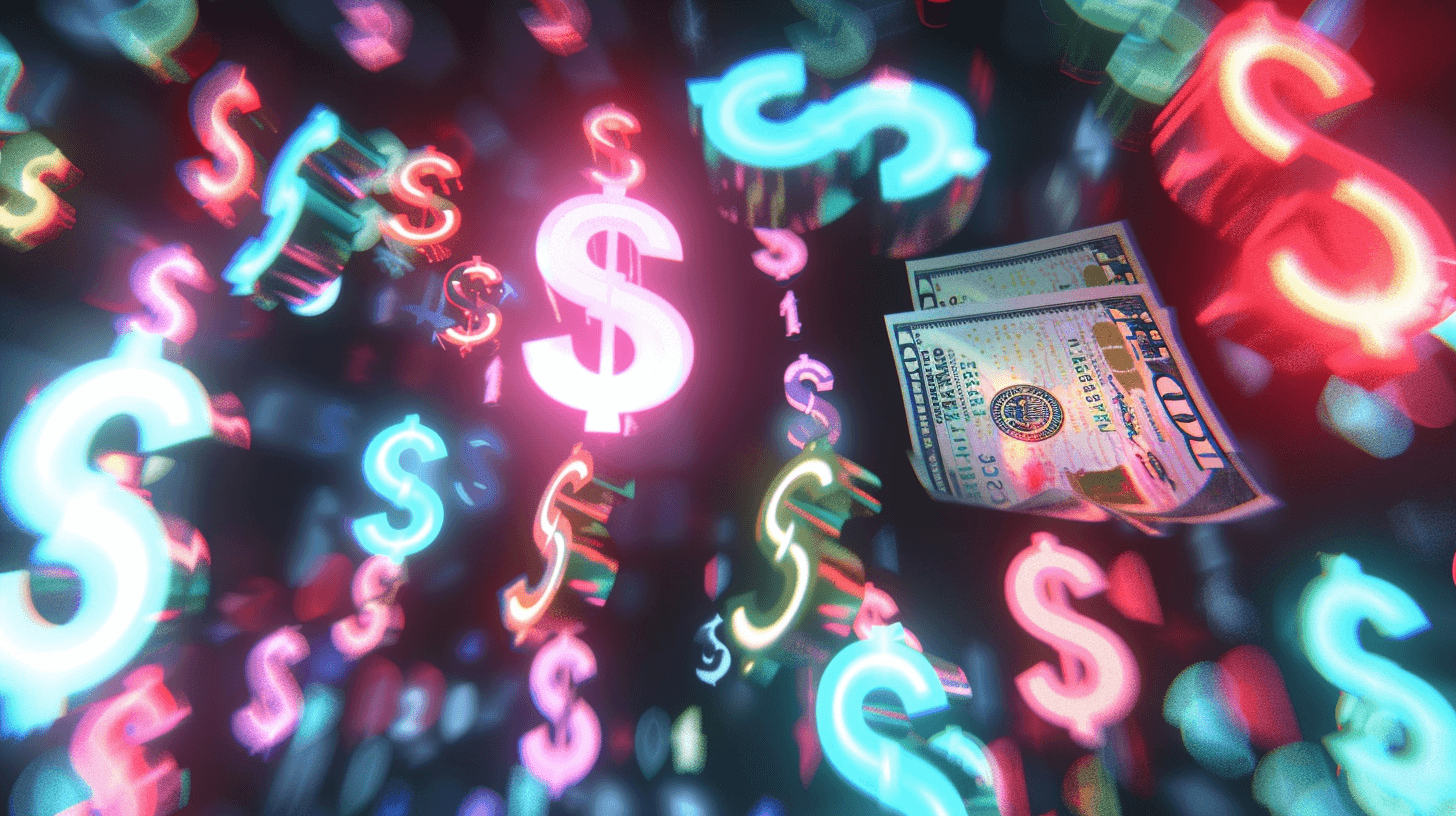 달러-네온-이미지