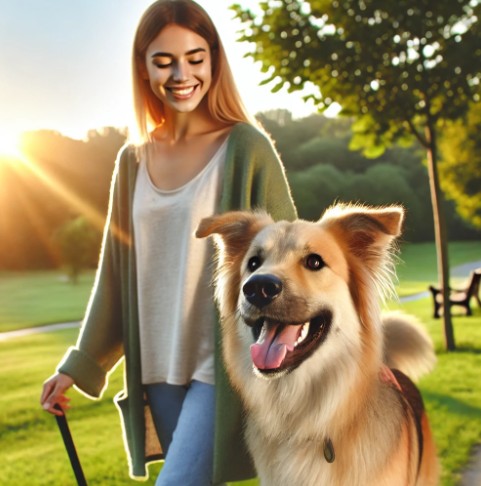 강아지 산책