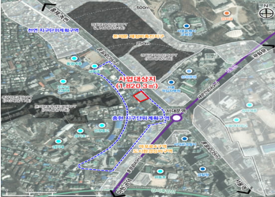 서대문역 사업대상지