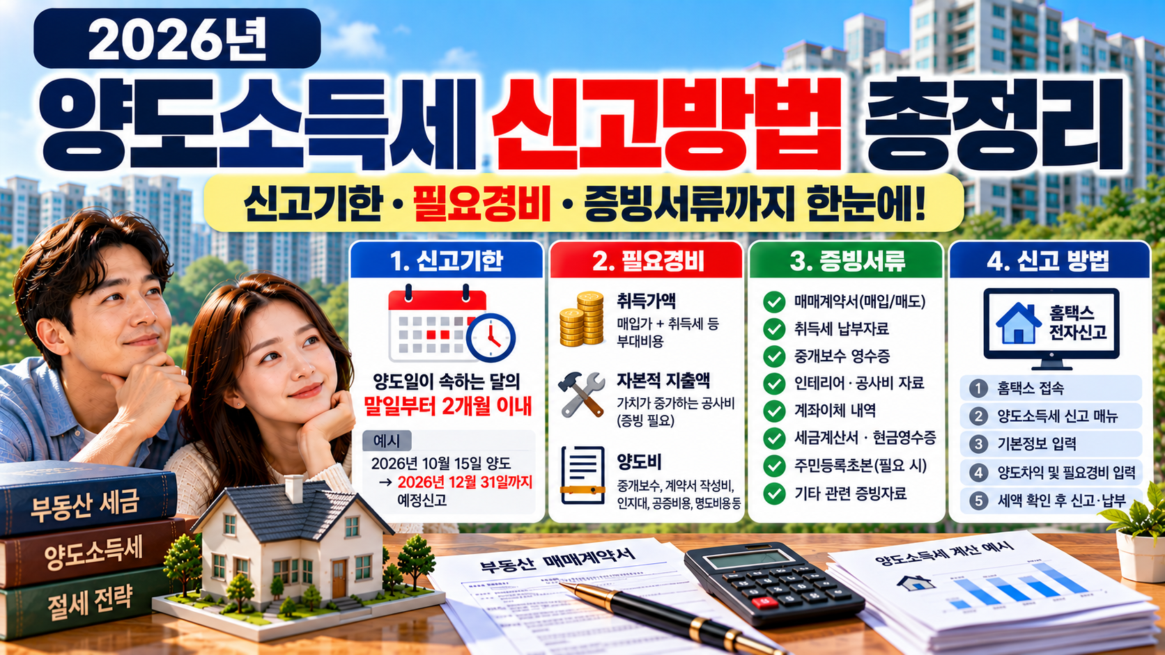 양도소득세 신고방법