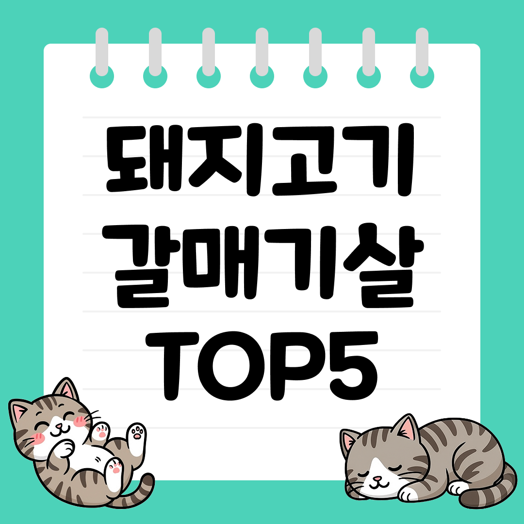 캠핑 바비큐에 어울리는 인기 갈매기살 추천 TOP5