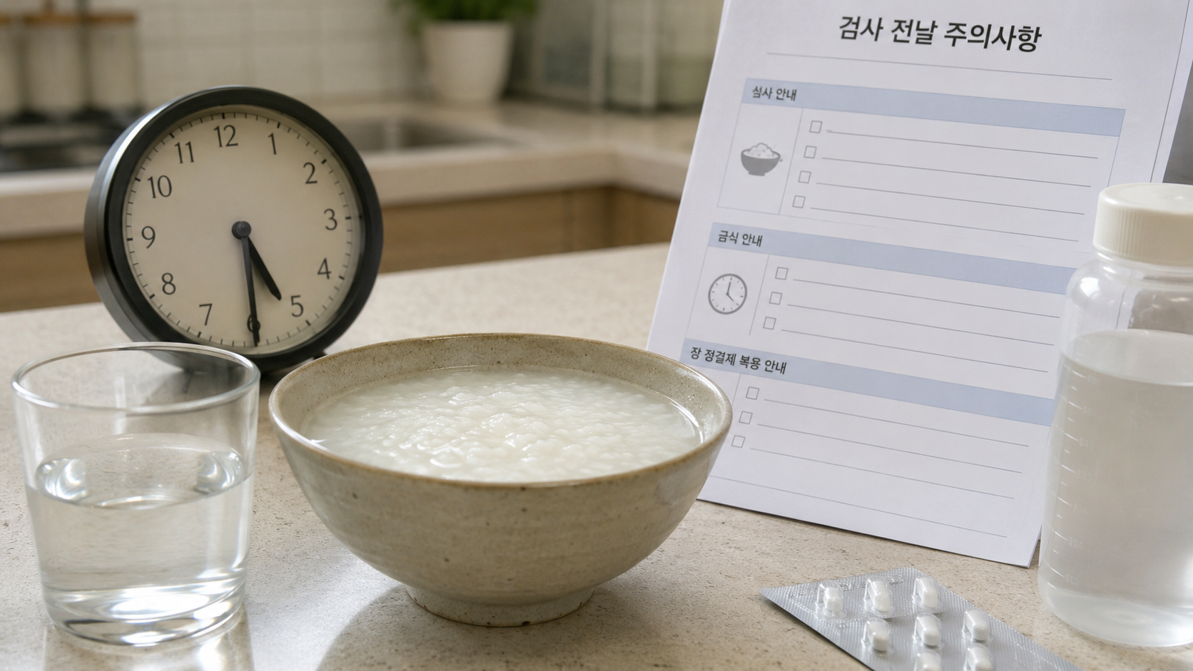 대장내시경 전 음식 3일 전부터 뭐 먹지 김치 계란 바나나 먹어도 될까