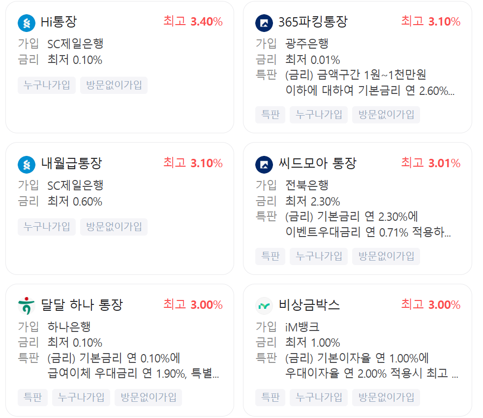 파킹통장